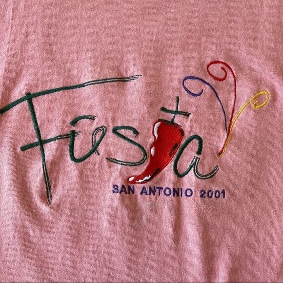 Vintage San Antonio Fiesta Tee Shirt, Short Sleeve - Picture 3 of 7